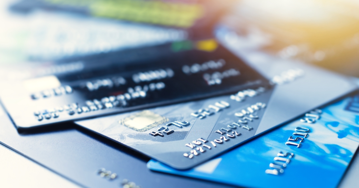 lot of bank cards