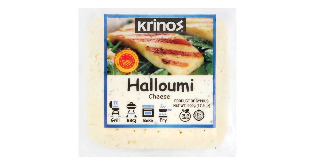 blue halloumi cheese
