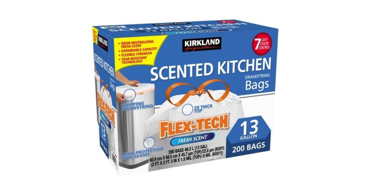 scented kitchen trash bags