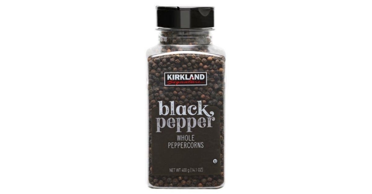 whole black peppercorn