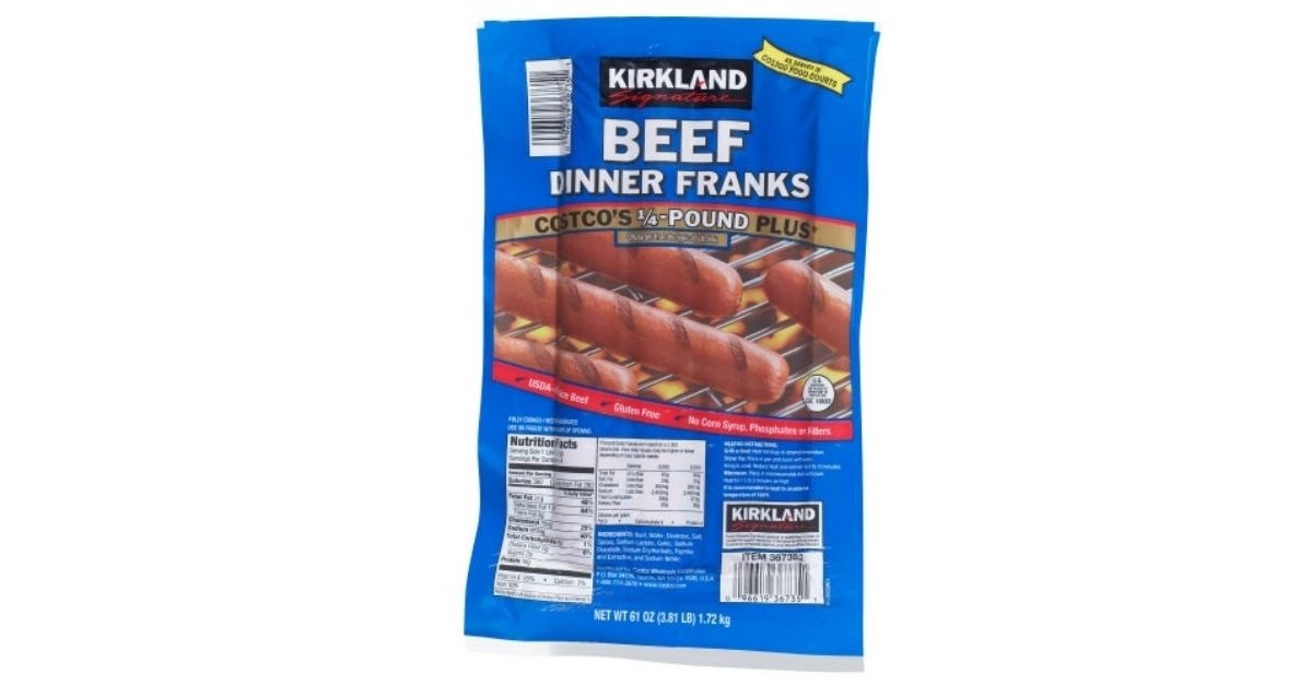 beef dinner franks