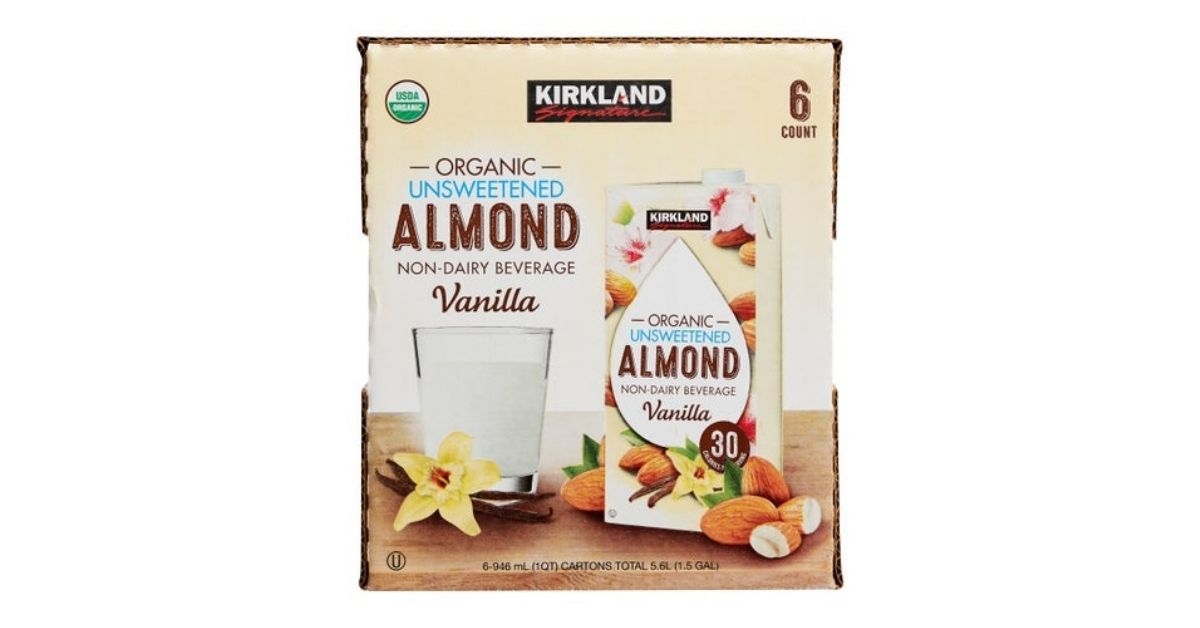 organic almond beverage vanilla