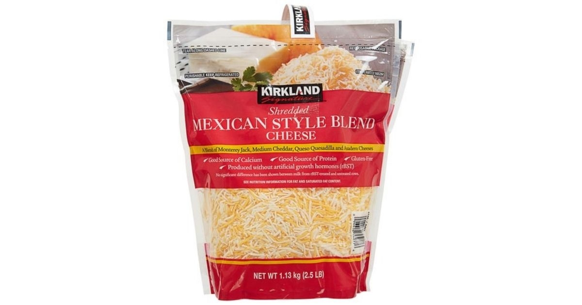 shredded mexican style blend cheese