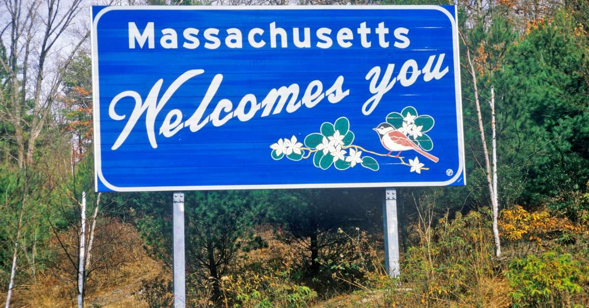 welcome to massachusetts sign