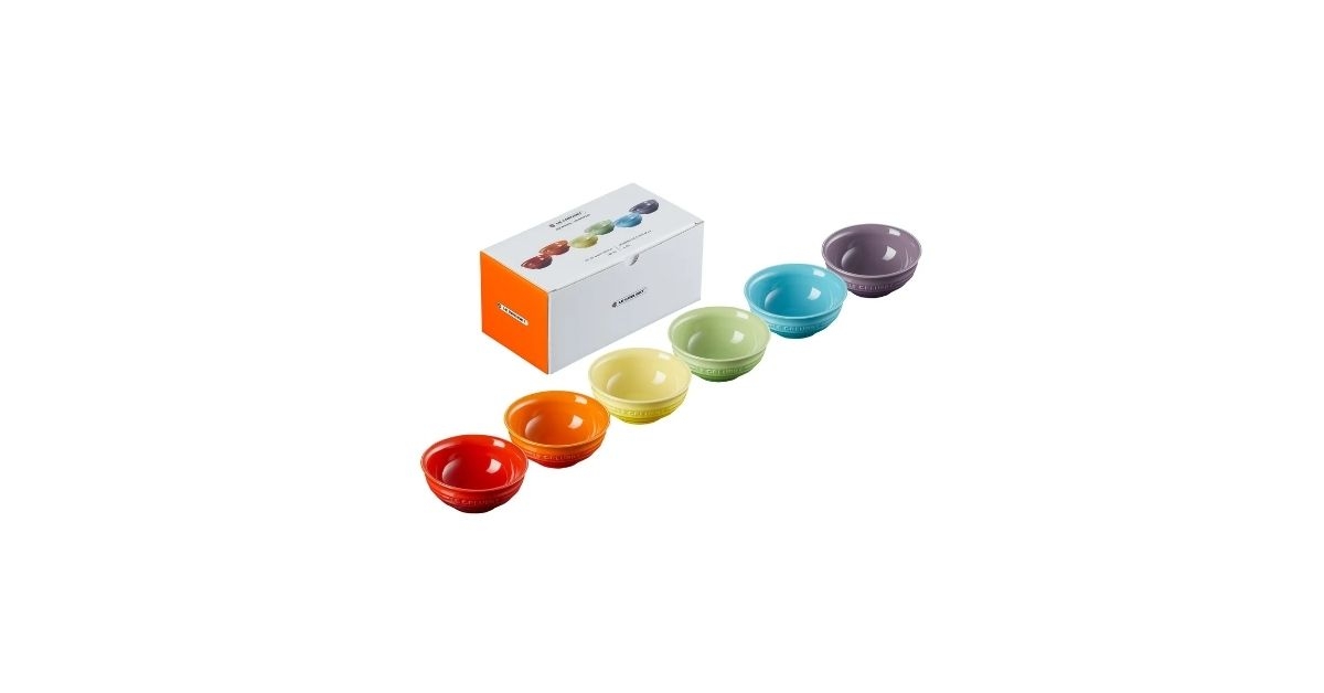 creuset mini bow set