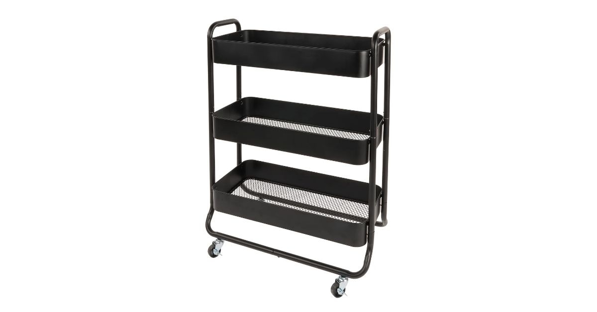 extra wide rolling cart