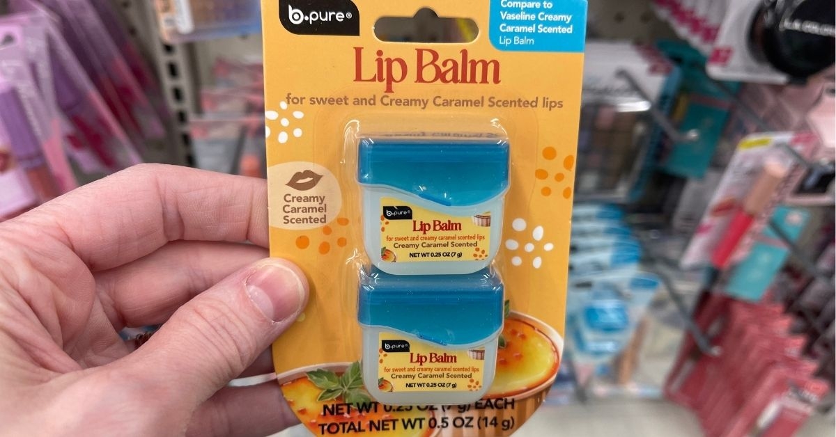 caramel lip balm