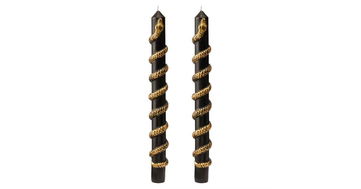 halloween collection taper candles