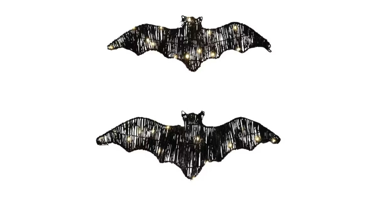 halloween collection woven bats