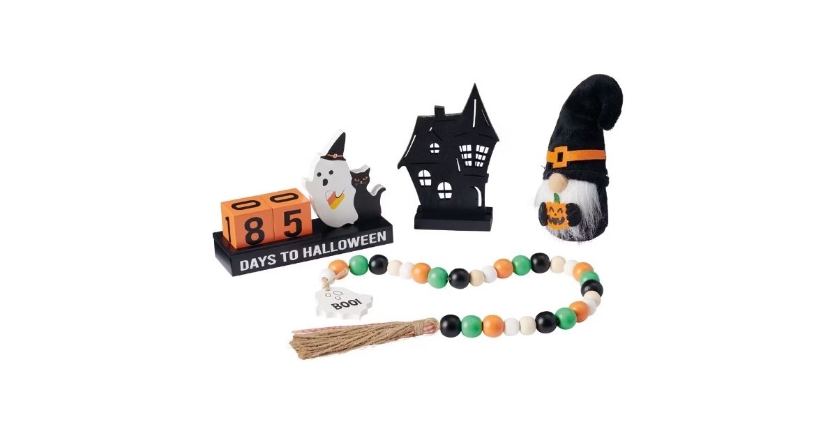 halloween tray objects