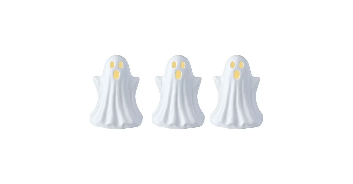 led ceramic small ghosts