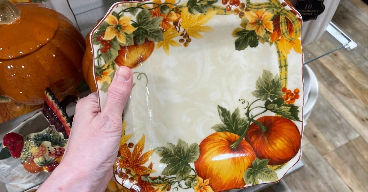 pumpkin vine plate
