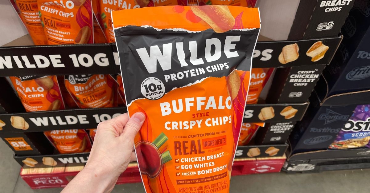 buffalo chicken protein chips