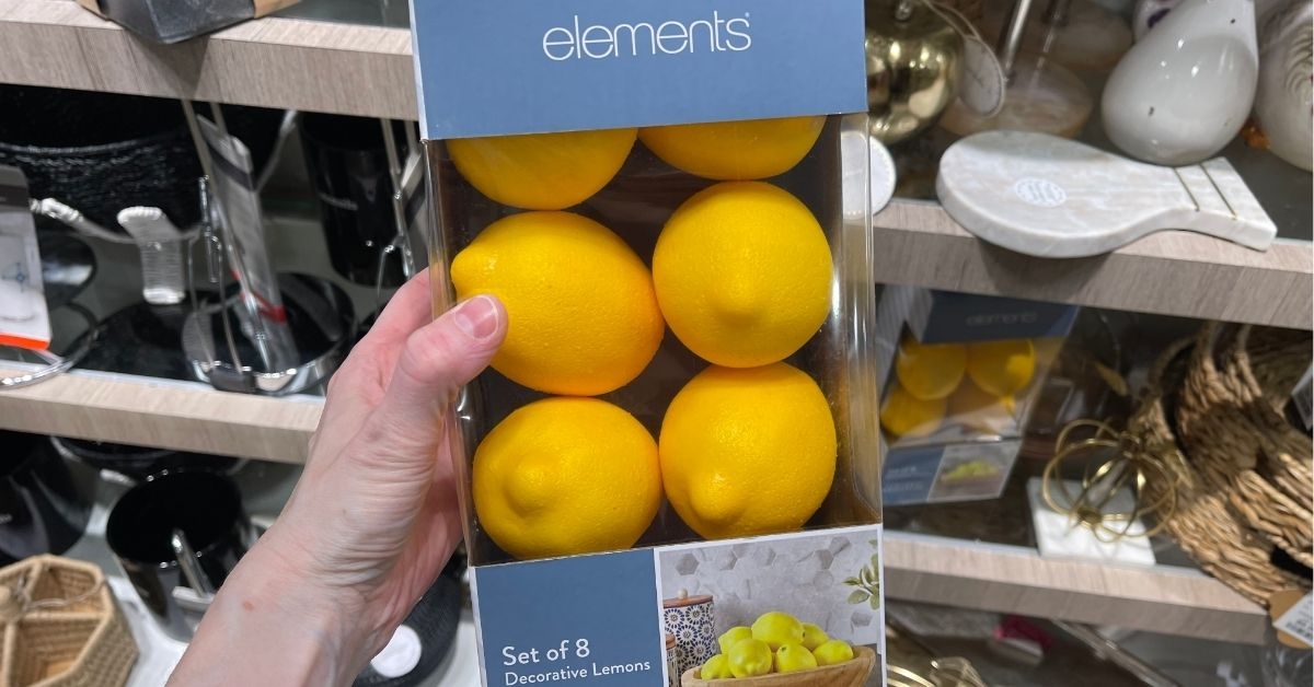elements decorative lemons