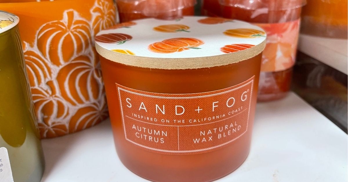 sand fog autumn citrus jar