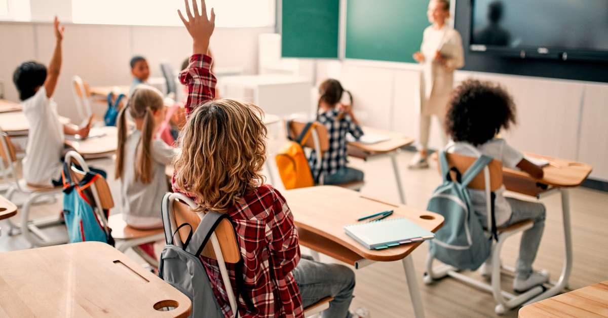 children at school