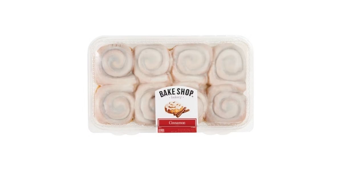 bake shop cinnamon sweet rolls