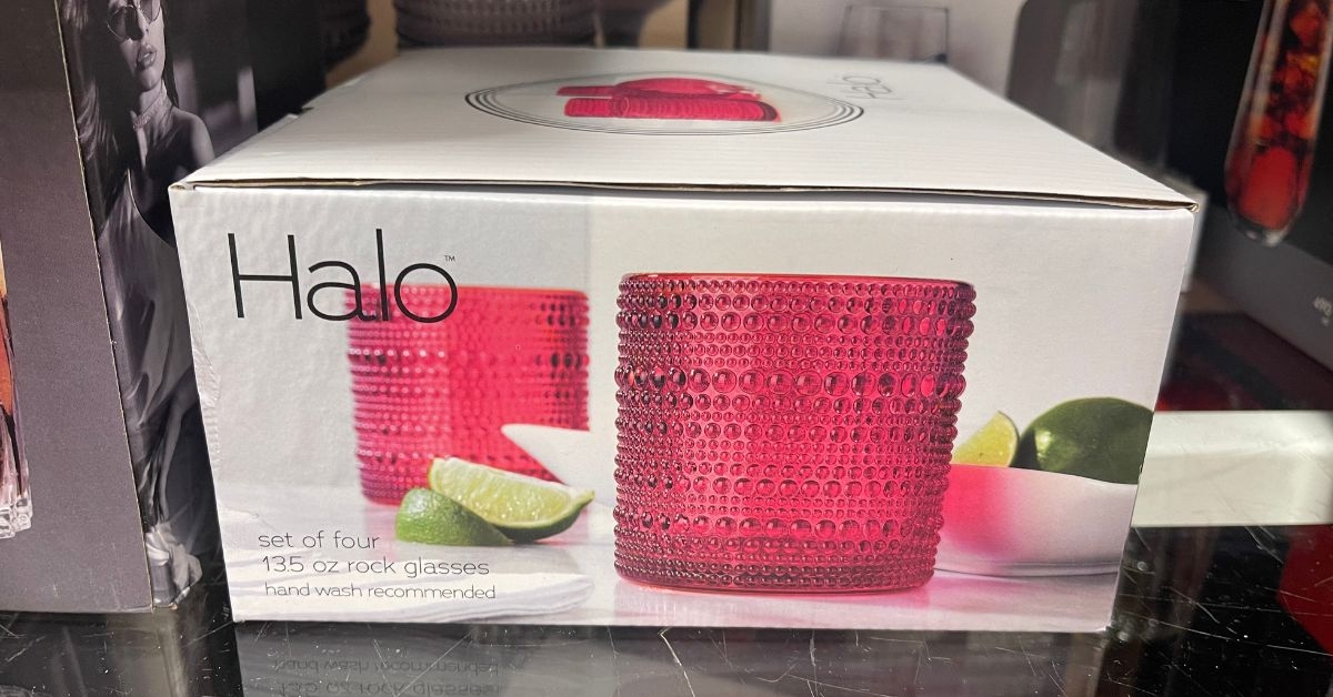 halo drinking glasses