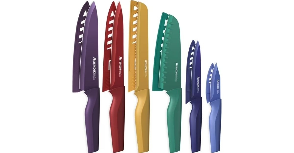 color coded kitchen knife set