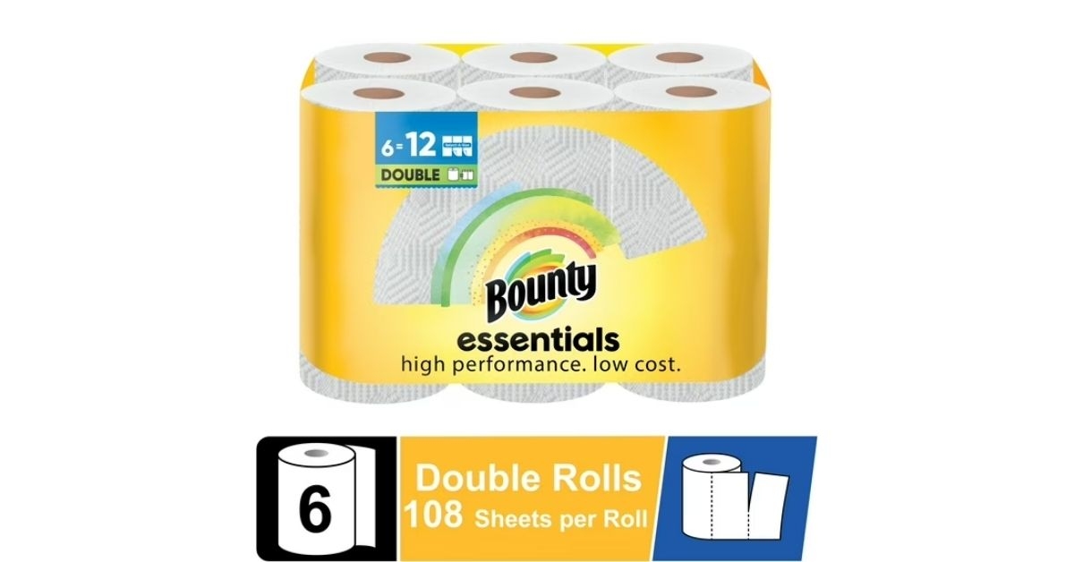 a bundle of paper towels