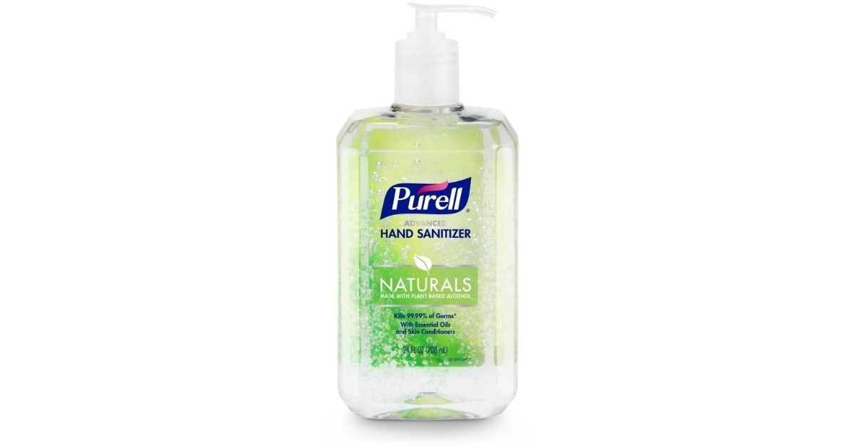 a hand sanitizer gel