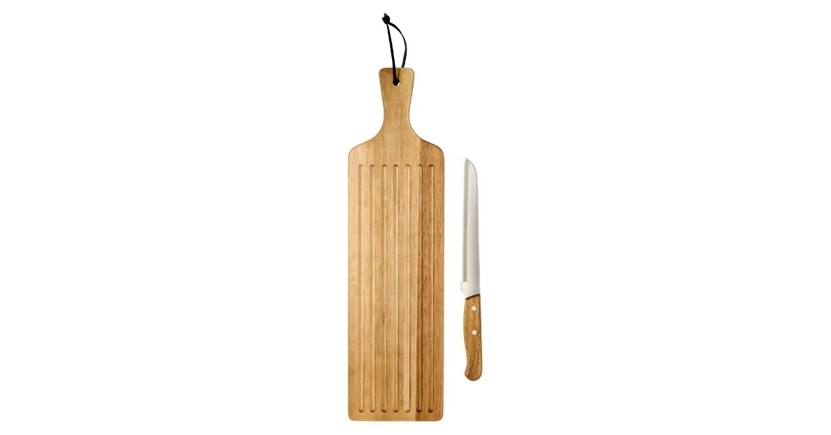 bread board and knife set