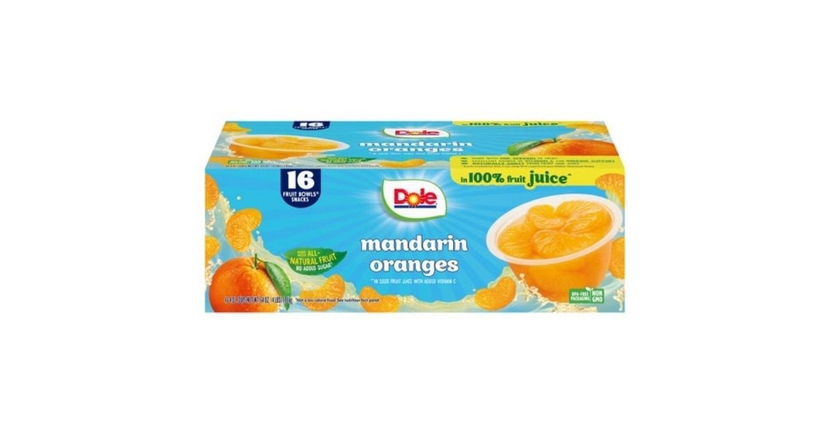 fruit cups in juice