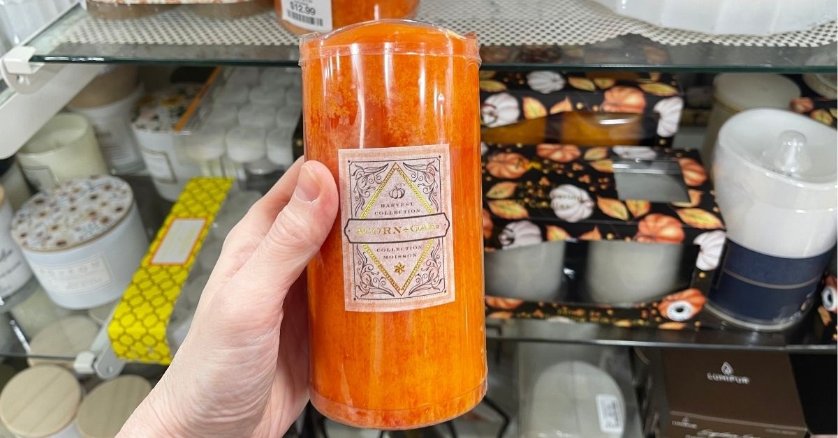 harvest collection pillar candle