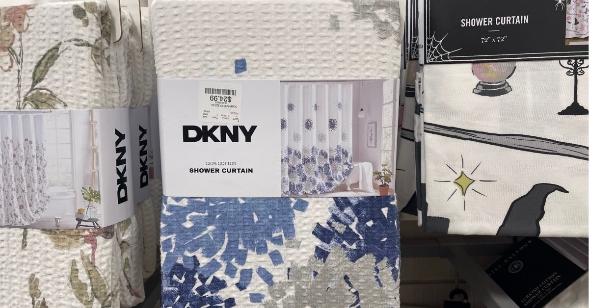 dkny shower curtain