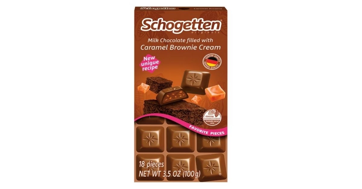 schogetten caramel brownie