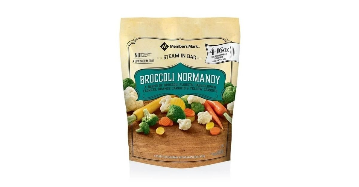 steamable bags broccoli normandy