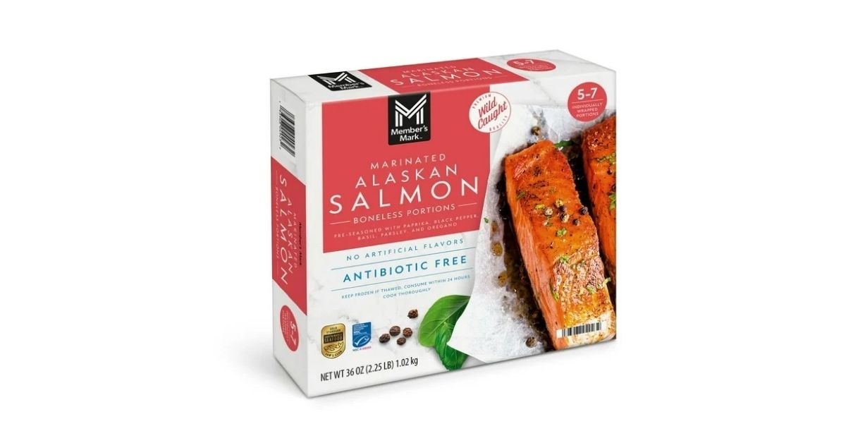 marinated alaskan salmon
