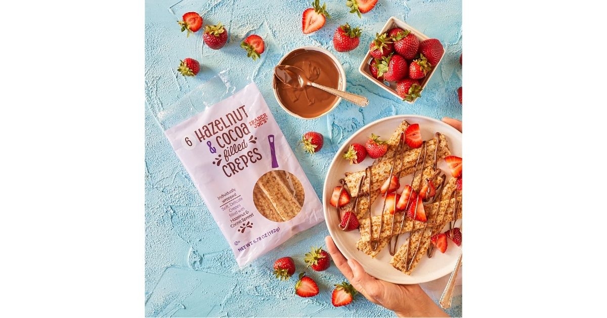 hazelnut cocoa filled crepes