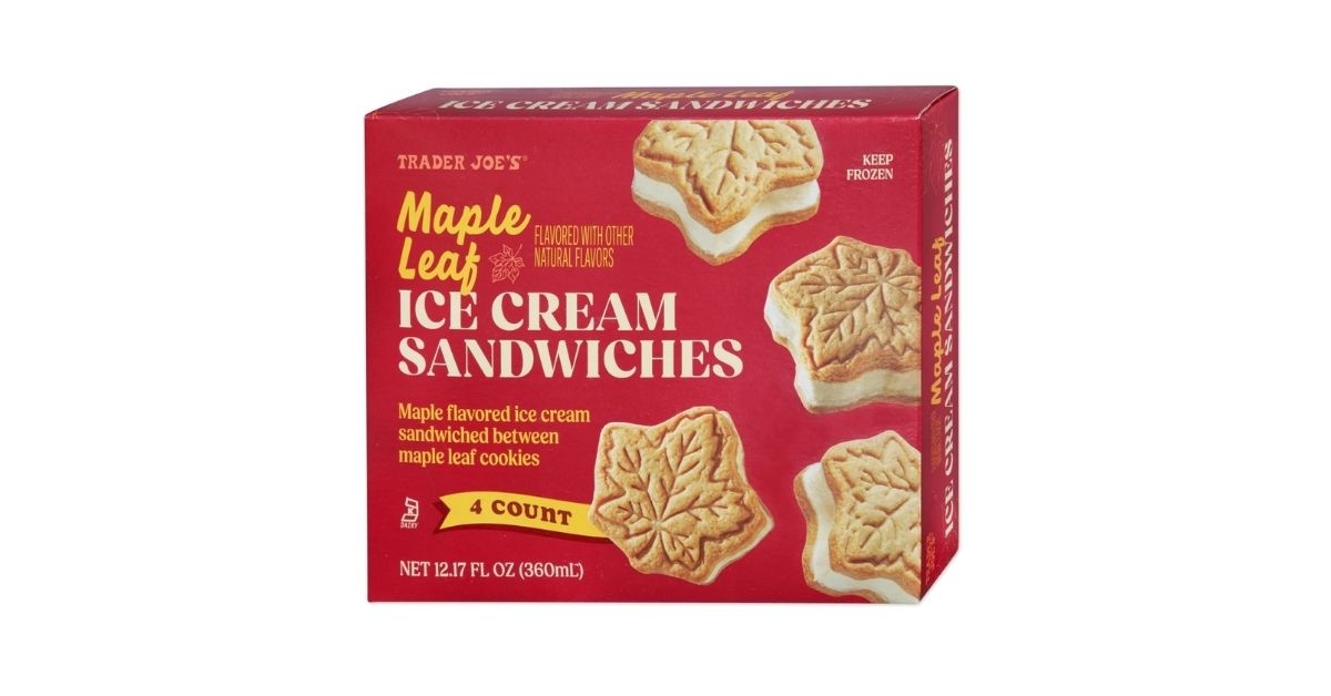 maple leaf ice cream sandwiches