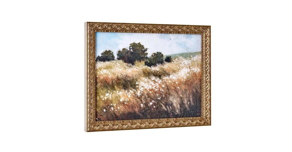 calm meadow landscape wall art