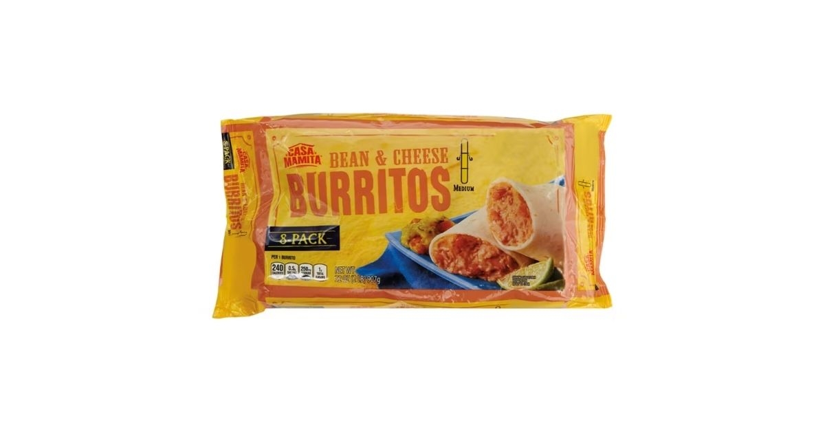 bean and cheese burritos
