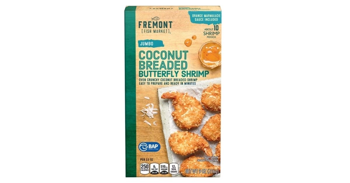 coconut breaded butterfly shrimp