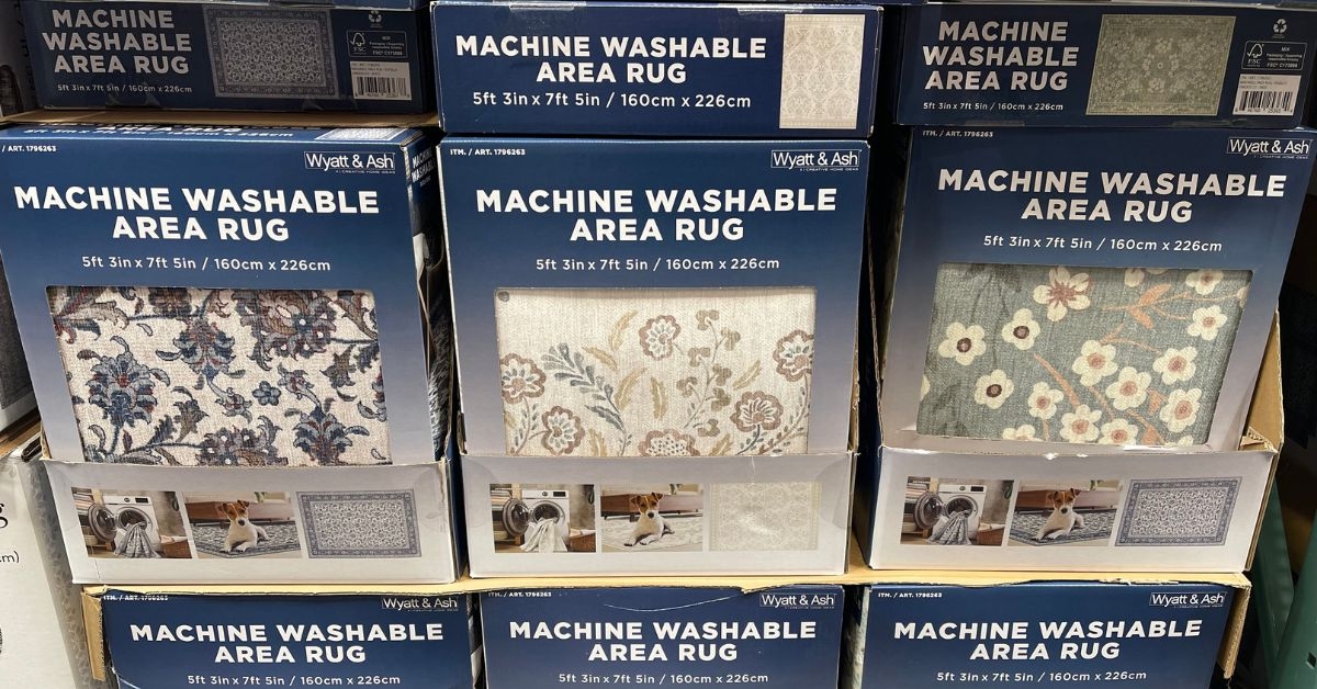 washable area rug