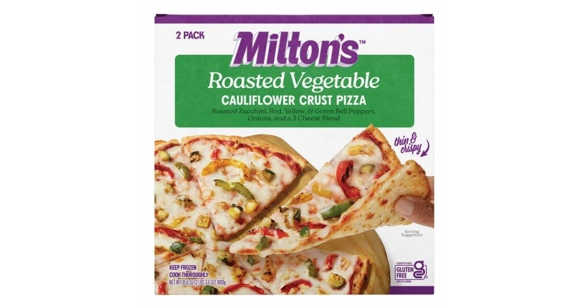 Milton's Cauliflower Crust Pizza 