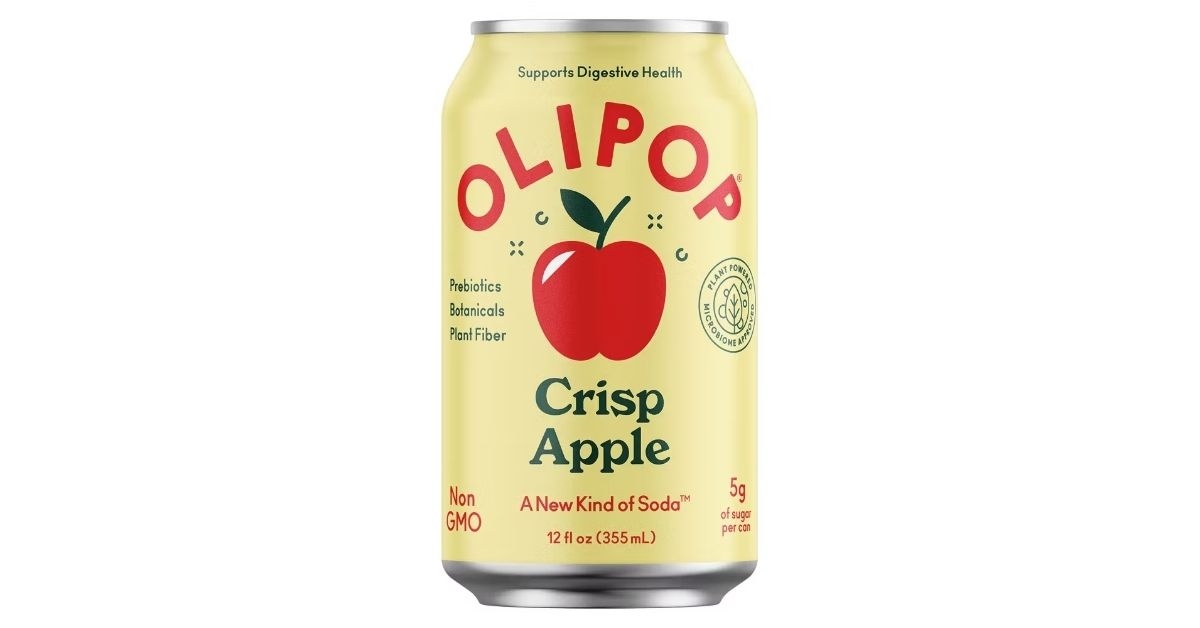 a can of apple soda