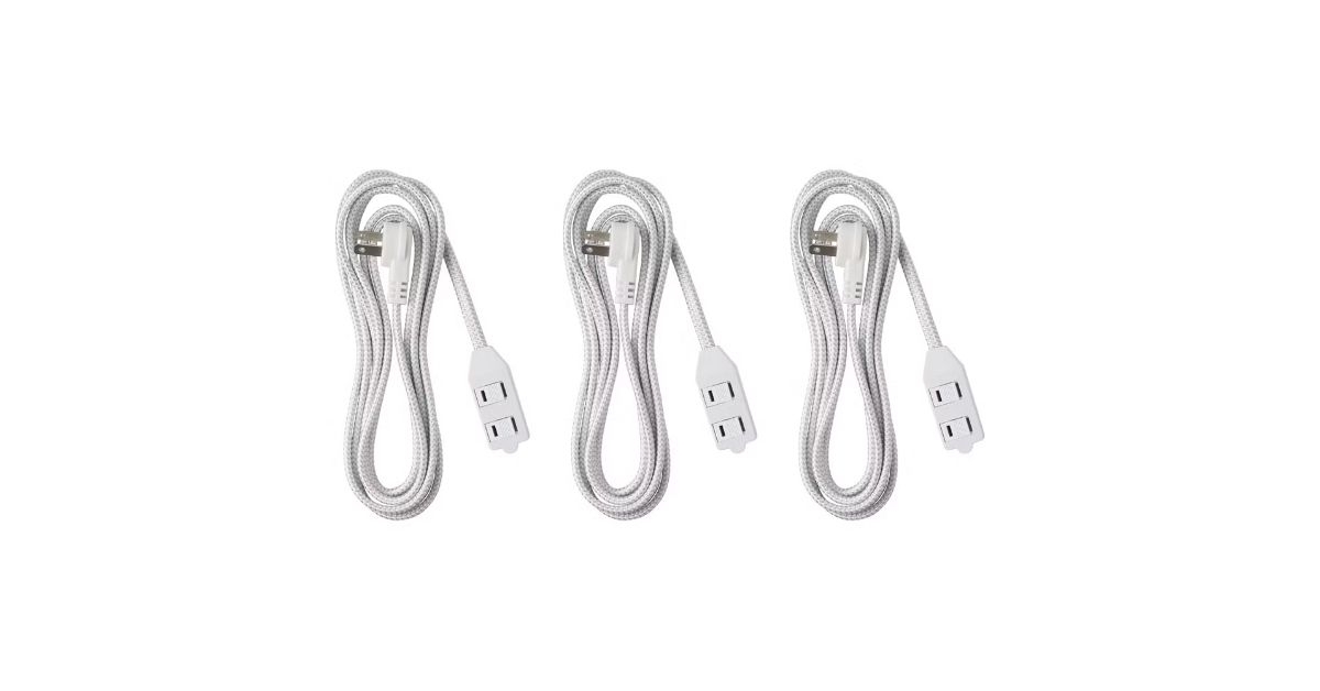bauhn fabric extension cords