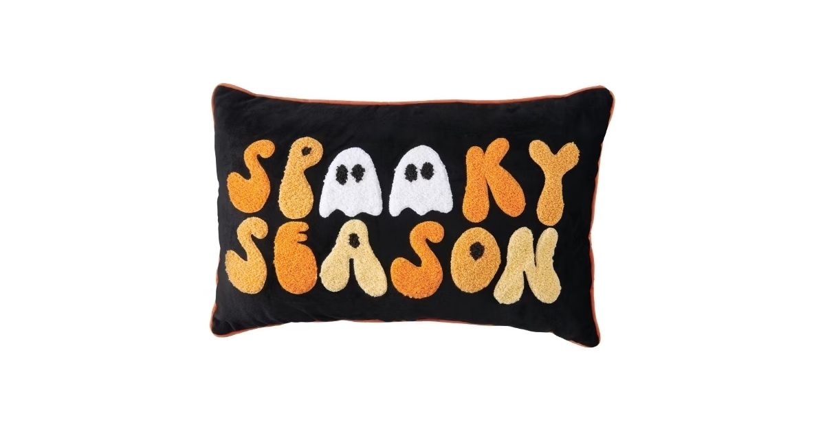 a halloween pillow