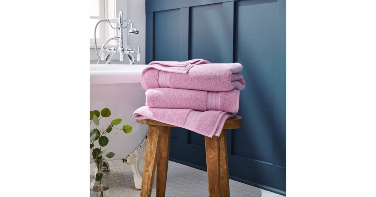 cotton silk luxury towels set