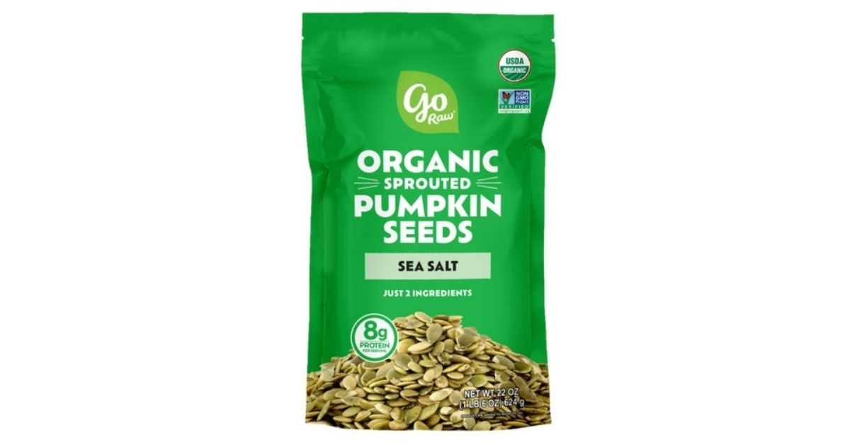organic pumpkin seeds with sea salt
