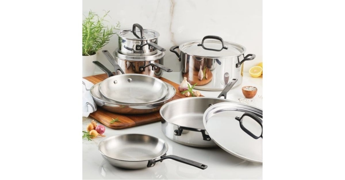 stainless steel cookware set