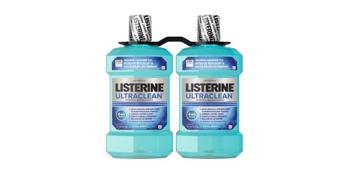 listerine ultraclean coolmint mouthwash