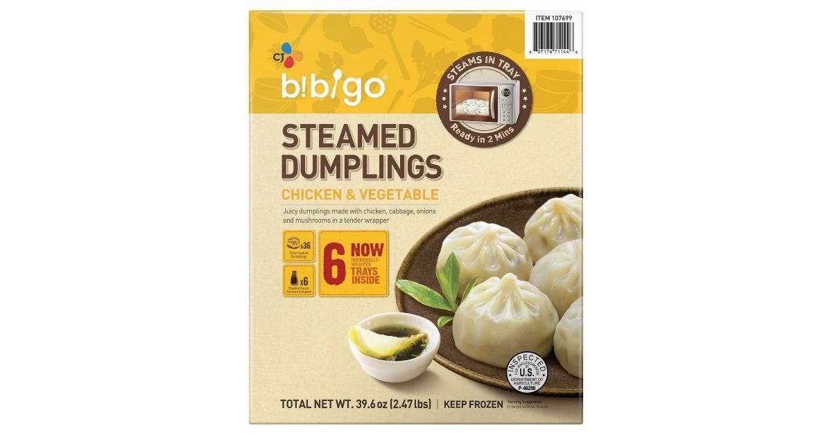 CJ Foods Bibigo Steamed Dumplings