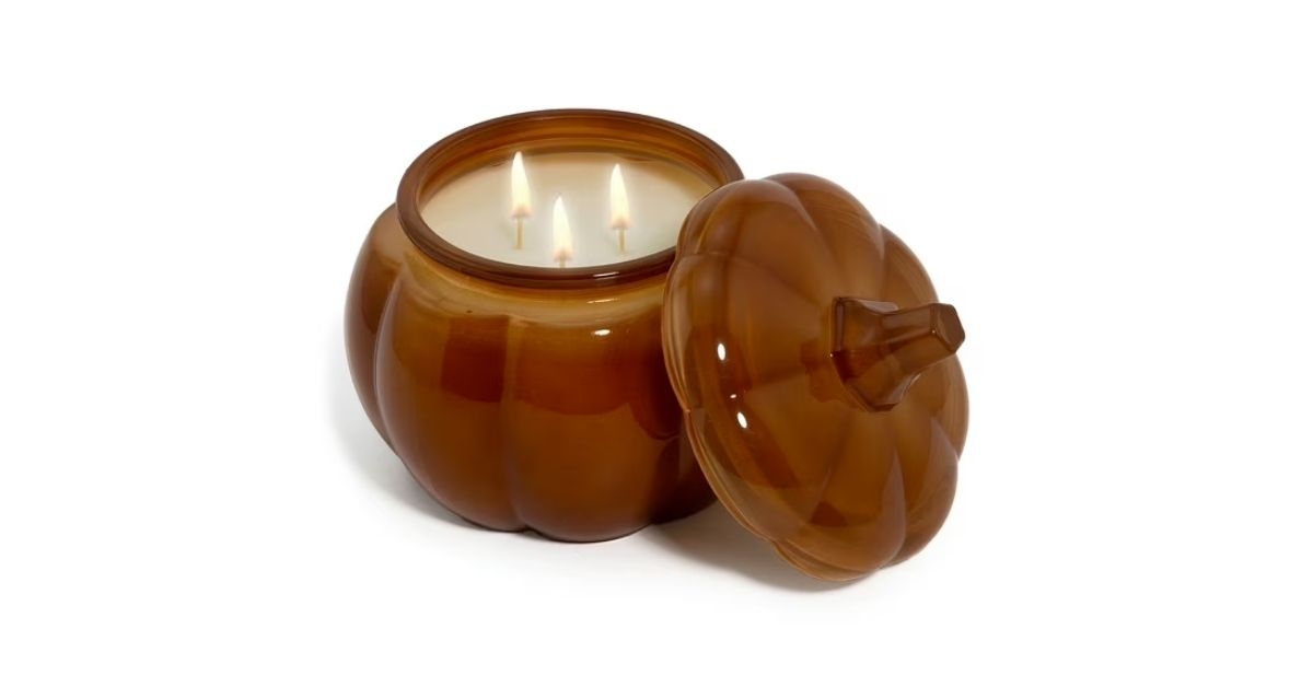pumpkin jar candle