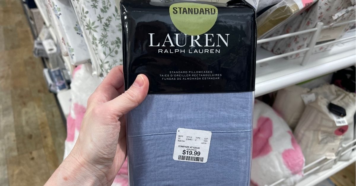 ralph lauren standard pillowcase