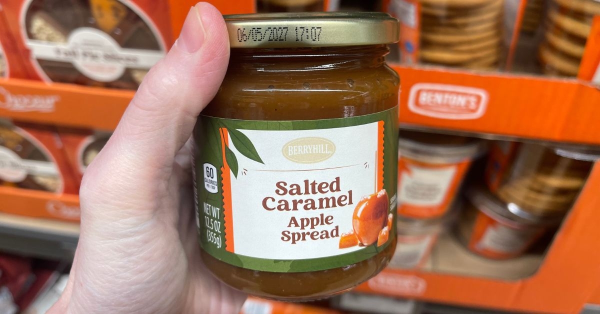 salted caramel apple spread